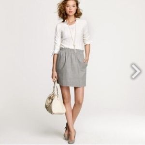J. Crew grey wool elastic skirt